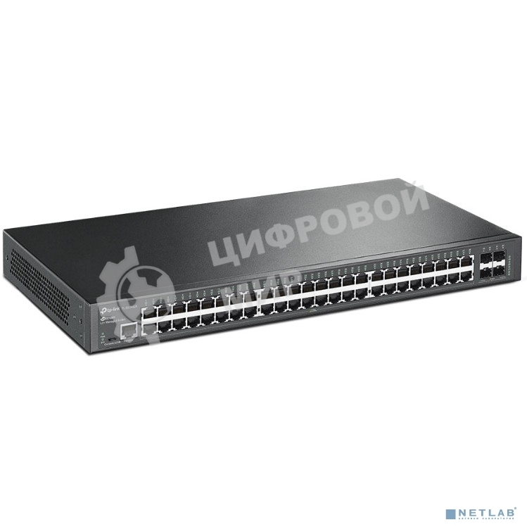 Коммутатор 48-портовый гигабитный управляемый уровня 2+ TP-Link TL-SG3452X JetStream с четырьмя слотами SFP+ 10 Гбит/с