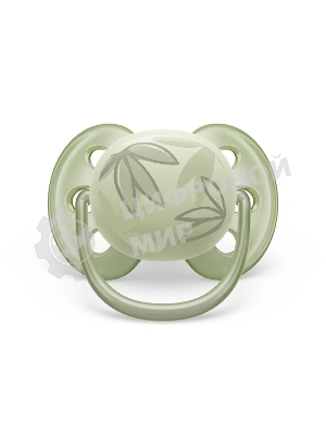 Пустышка Philips Avent ultra soft, листочки, 0-6 мес., 1 шт.