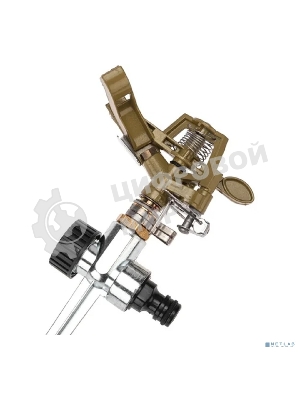 Разбрызгиватель латунный, импульсный, с регулировкой угла горизонта распыления до 26 м Четыре Сезона