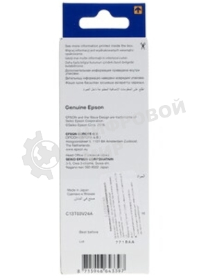 Картридж струйный Epson L101 C13T03V24A синий (70мл) для Epson L4150/L4160/L6160/L6170/L6190