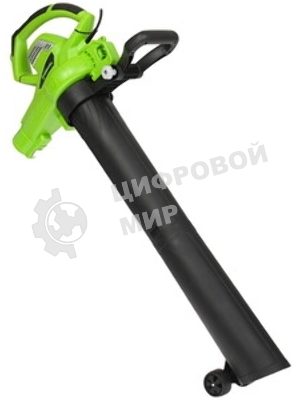 Воздуходувка-пылесос садовый электрический Greenworks BL3000, 220 В, 3000 Вт 2406507