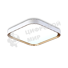 Потолочный светодиодный светильник Ambrella light FZ1253 WH/GD белый/золото 18W 5000K 250*250*60 (Без ПДУ)