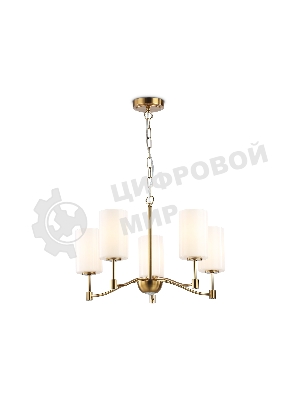 Люстра Ambrella light LH56051/5 BS/FR латунь/белый матовый E14*5 max 40W D590*950