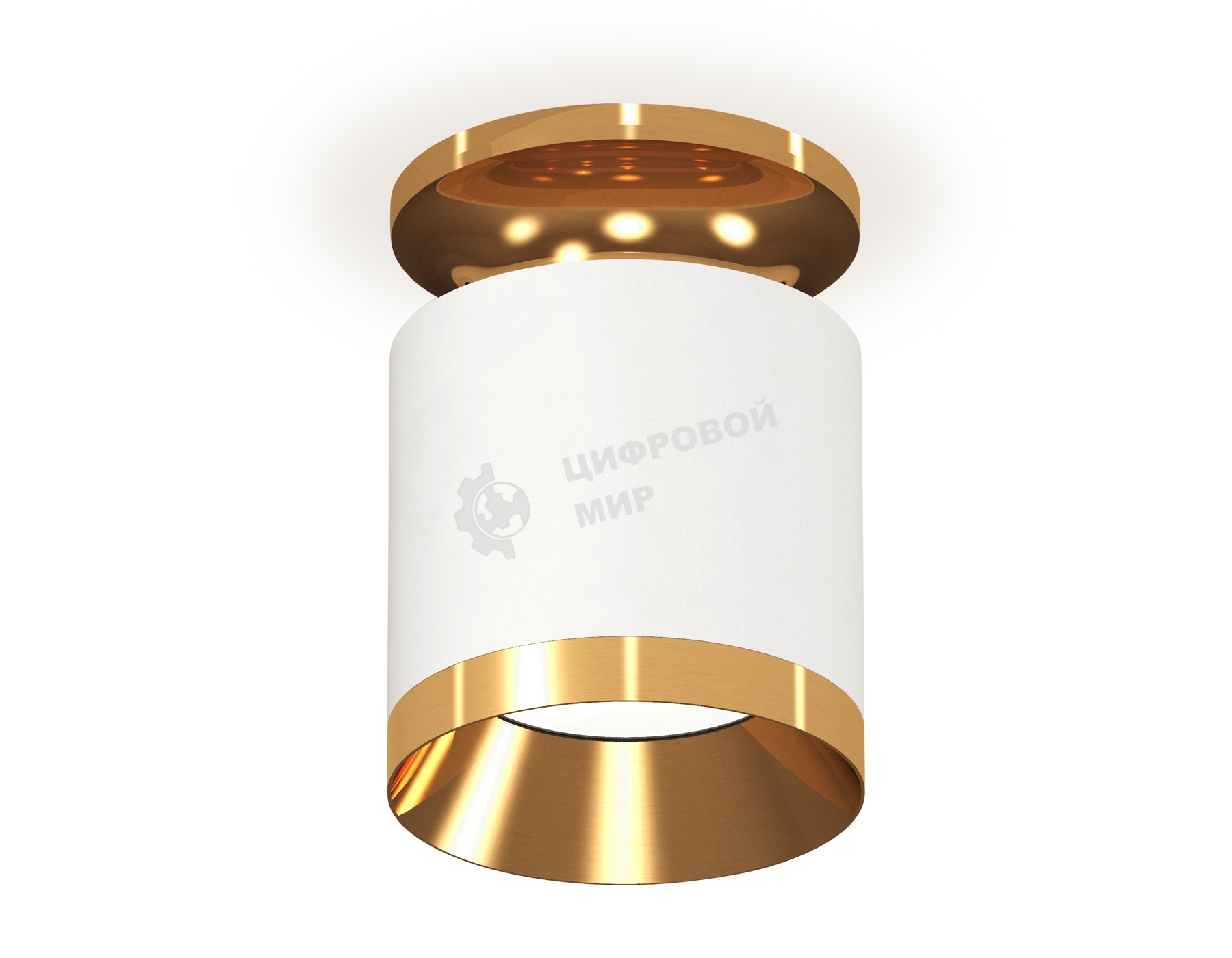 Светильник Ambrella Light XS7401121 SWH/PYG белый песок/золото желтое полированное MR16 GU5.3 (N7929, C7401, N7034)