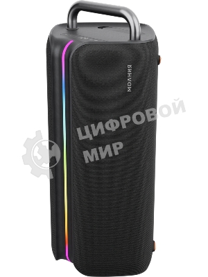 Колонка портативная Ural Молния Бит черный 420W 1.1 BT/3.5Jack/USB-C 10м 8000mAh (без.бат)