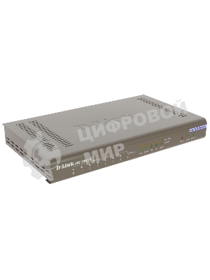 Интернет-телефония D-Link DVG-5008SG/A1A Голосовой шлюз с 8 FXS-портами, 1 WAN-портом 10/100/1000Base-T и 4 LAN-портами 10/1000Base-T