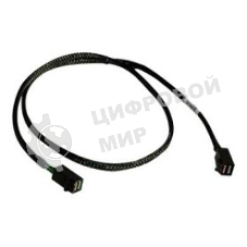 Supermicro CBL-SAST-0593 Internal Mini-SAS HD to Mini-SAS HD 60cm,30AWG,12Gb/s 