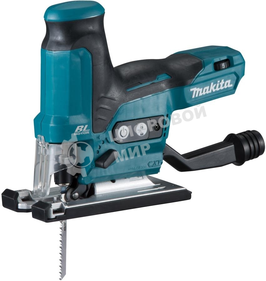 Лобзик электрический Makita JV102DZ к\рук, 10.8В, Li-ion, 800-3000об\м, ход-23мм, рез-90мм, пилка, 3-маят