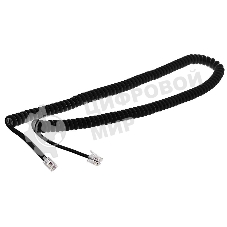 Кабель Rexant витой трубочный 2М телефонный черный