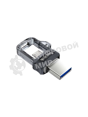 Флешка USB 64 Gb SanDisk Ultra Android Dual OTG, m3.0/USB 3.0, черный