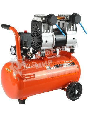Компрессор поршневой безмасляный Patriot WO 24-220, 200 л/мин, 8 бар, 1250 Вт, 24 л, быстросъемный 1/4