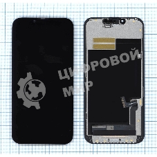 Дисплей для Apple iPhone 13 в сборе с тачскрином (OLED) черный