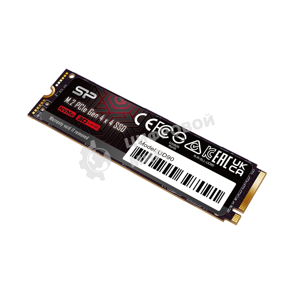 Накопитель SSD Silicon Power PCI-E 3.0 1Tb SP01KGbP44UD9005 M-Series UD80 M.2 2280