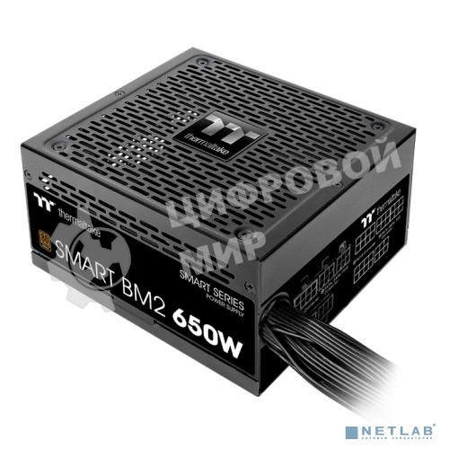 Блок питания Thermaltake Smart BM2 RTL (PS-SPD-0650MNFABE-1), 650Вт, 80 Plus Bronze, модульный, черный