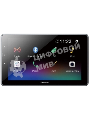 Автомагнитола Pioneer DMH-AF555BT, 2 DIN, 9