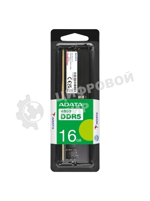 Оперативная память ADATA, DDR5, 16GB (1x16GB), 4800MHz, CL40, UDIMM