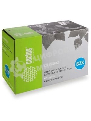 Тонер-картридж Cactus CS-C4182X черный для HP LaserJet 8100/8150/Mopier 320 (20000 стр.)