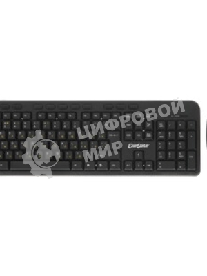 Комплект клавиатура+мышь ExeGate Professional Standard Combo MK110 проводной, USB, 1000 DPI, чёрный