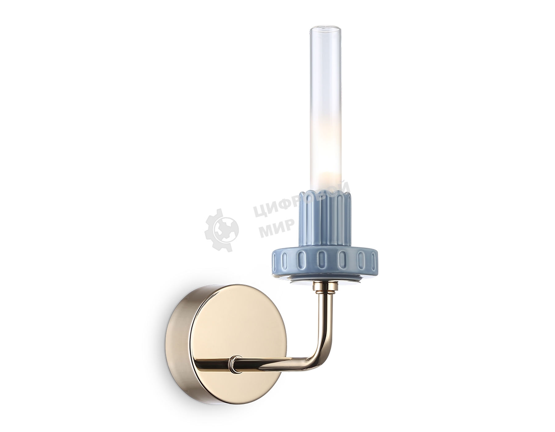 Светильник Ambrella light LH53128 GD/WH/GB золото/белый/серо-синий 2W 3000K 100*190*290