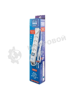 Фильтр-удлинитель Power Cube PRO, 1,9 м, LC контур, 16А/3,5 кВт