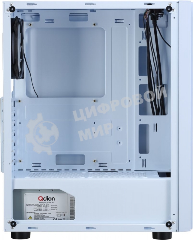 Компьютерный корпус AeroCool/Formula CL-3302W RGb белый без БП ATX 2xUSB 2.0 1xUSB 3.0 audio bott PSU