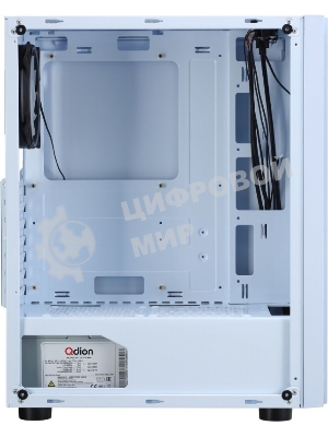 Компьютерный корпус AeroCool/Formula CL-3302W RGb белый без БП ATX 2xUSB 2.0 1xUSB 3.0 audio bott PSU