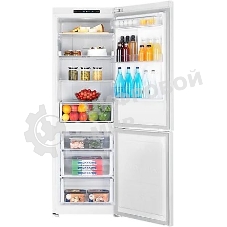 Холодильник Samsung RB30A30N0WW/WT белый двухкамерный инвертер 213/98 л морозилка снизу