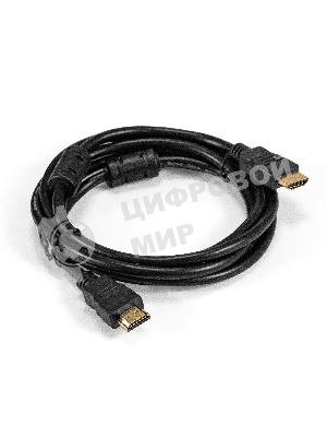 Кабель HDMI ExeGate EX-CC-HDMI-1.5F (19M/19M, 1,5м, v1.4b, ферритовые кольца, позолоченные контакты)