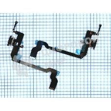 Шлейф разъема питания для iPhone XS черный