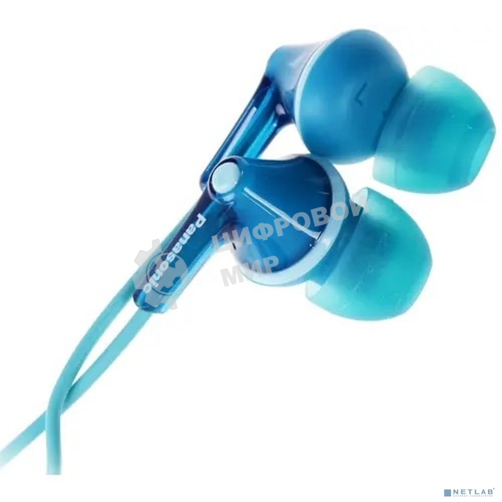 Наушники Panasonic RP-HJE125E-Z бирюза 1.1м