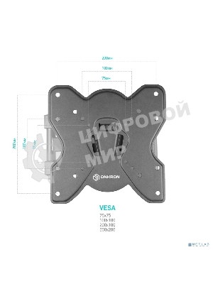 Кронштейн ONKRON M4S для телевизора 17