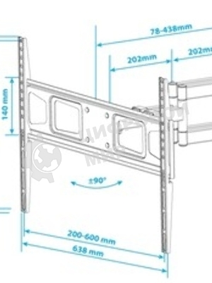 Кронштейн для телевизора Kromax CORBEL-11, 32