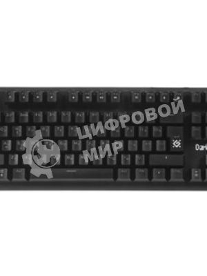 Клавиатура проводная Defender Dark Arts GK-375, USB, черный