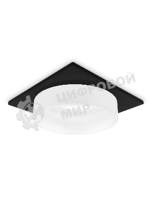 Светильник Ambrella light TN1316 SBK/FR черный песок/белый матовый GU5.3 92*92*45