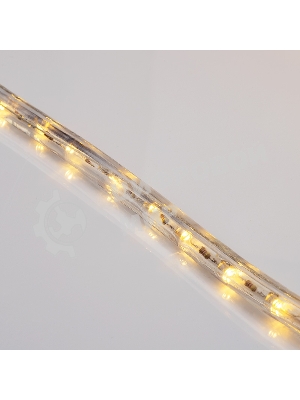 Дюралайт Neon-night LED, постоянное свечение (2W) - теплый белый Эконом 24 LED/м, бухта 100м