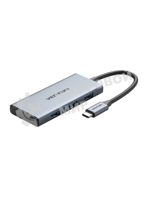 USB-концентратор Vention TOOHB, USB Type-C, USB/HDMI/SD/XD/CF/MS/TF,USB Type-C