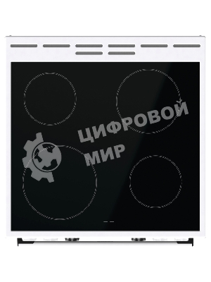Плита электрическая Gorenje GEC6C40WD белый, конфорок 4 электрических, духовка 71 л, 60 см x 85 см x 60 см