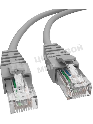 Патч-корд NTSS NTSS-PC-UTP-RJ45-6-1.0-LSZH-GY NTSS-PC-UTP-RJ45-6-1.0-LSZH UTP RJ-45 вил.-вилка RJ-45 кат.6 1м серый LSZH (уп.:1шт) 24AWG