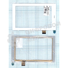 Сенсорное стекло (тачскрин) TPT-070-360, белое