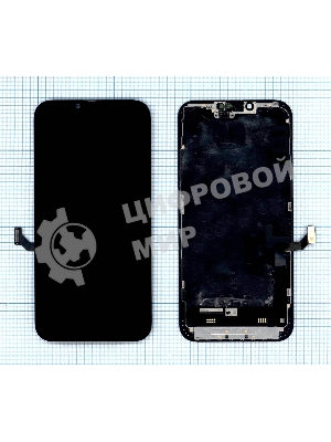 Дисплей (модуль) для Apple iPhone 14 Plus в сборе с тачскрином, черный