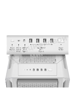 Компьютерный корпус без блока питания Case Corsair 5000T, Midi-Tower, TG, no fan, 4xUSB-A 3.2, 1xUSB 3.2 Type-C, E-ATX, ATX, mATX, mITX White