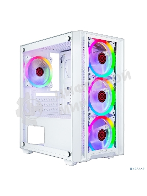 Компьютерный корпус Ginzzu CL620 mATX FAN 4*12FRGb