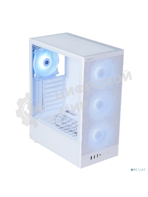 Компьютерный корпус Defender RaptorX белый,ATX,4fans,switch&M/BSync