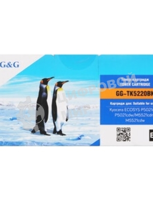 Картридж лазерный G&G GG-TK5220BK черный (1200 стр.) для Kyocera ECOSYS P5021cdn/P5021cdw/M5521cdn/M5521cdw