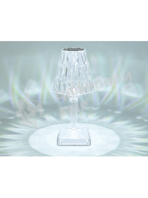 Настольная светодиодная лампа Ambrella light DE8055 CL прозрачный LED 3000K/4200K/6400K 3W