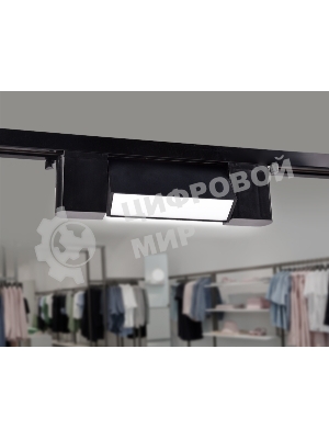 Трековый однофазный светодиодный светильник Ambrella light GL6660 BK черный LED 6W 4200K
