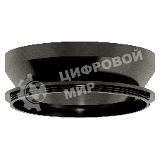 Насадка для корпуса светильника N8902 PBK черный полированный D85*H30mm Out25mm GX53