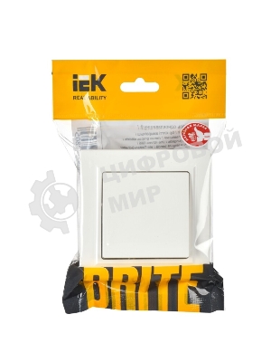 Выключатель 1-кл. IEK BRITE 10А в сб. ВСР10-1-0-БрБ белый