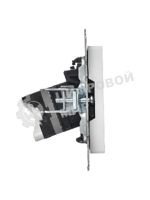 Розетка компьютерная IEK BR-K10-2-K91 СП BRITE РК11-БрАБ RJ45 кат.6 механизм арктич. бел.