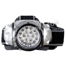 Фонарь ULTRAFLASH LED5353налобн металлик 19led 4 реж 3xr03 пласт коробка